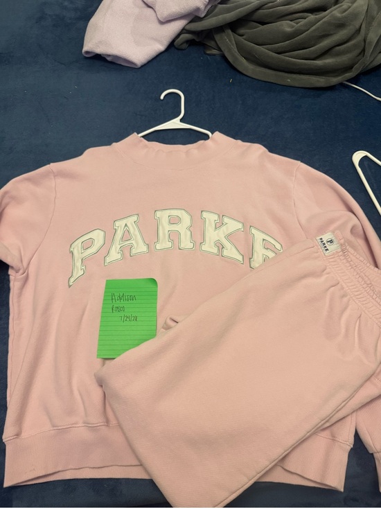 Parke Sweaters - Parker Pink Crewneck Sweatshirt - Women's Cozy Pullover
